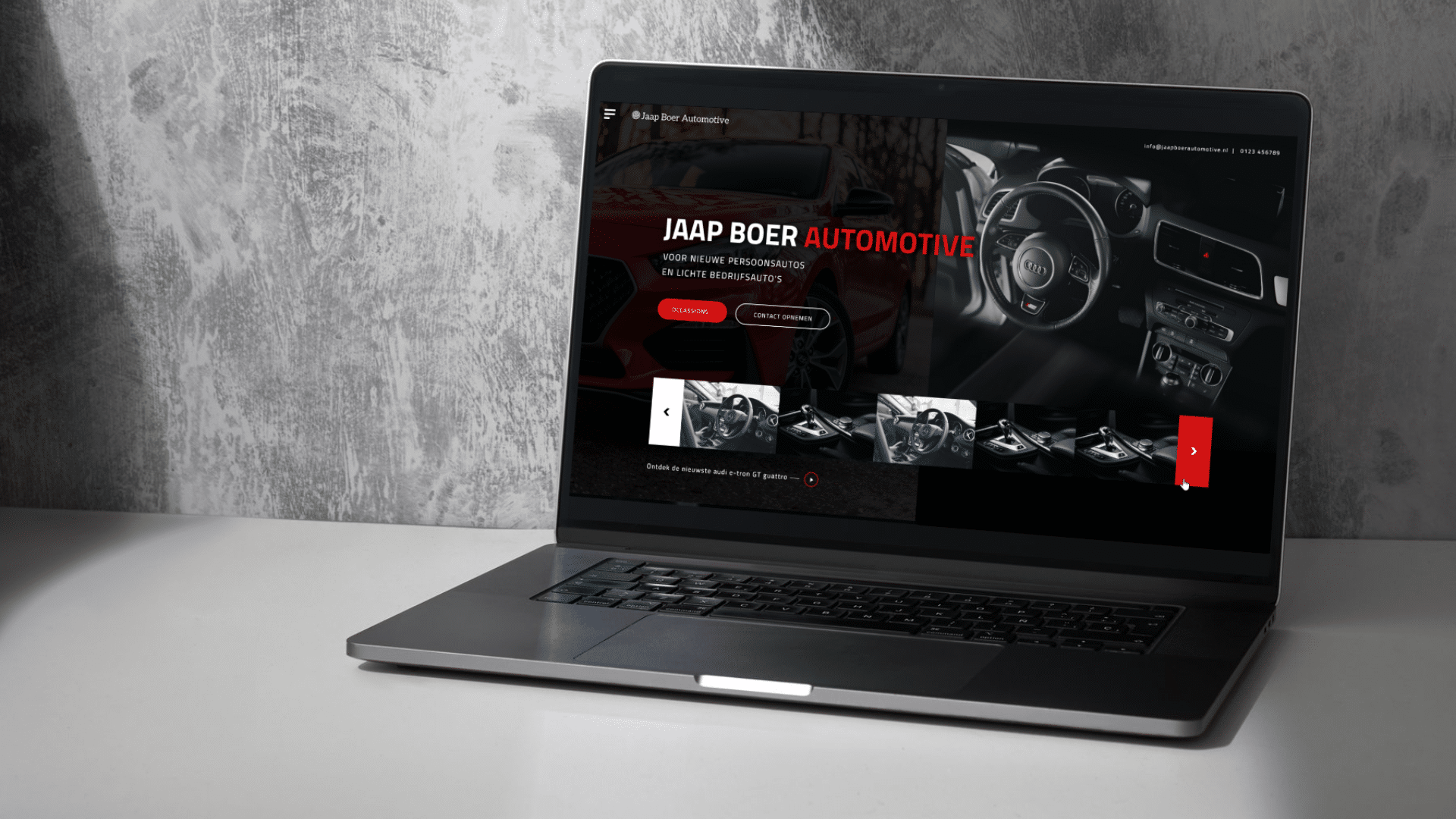 Ontwerp website Jaap Automotive